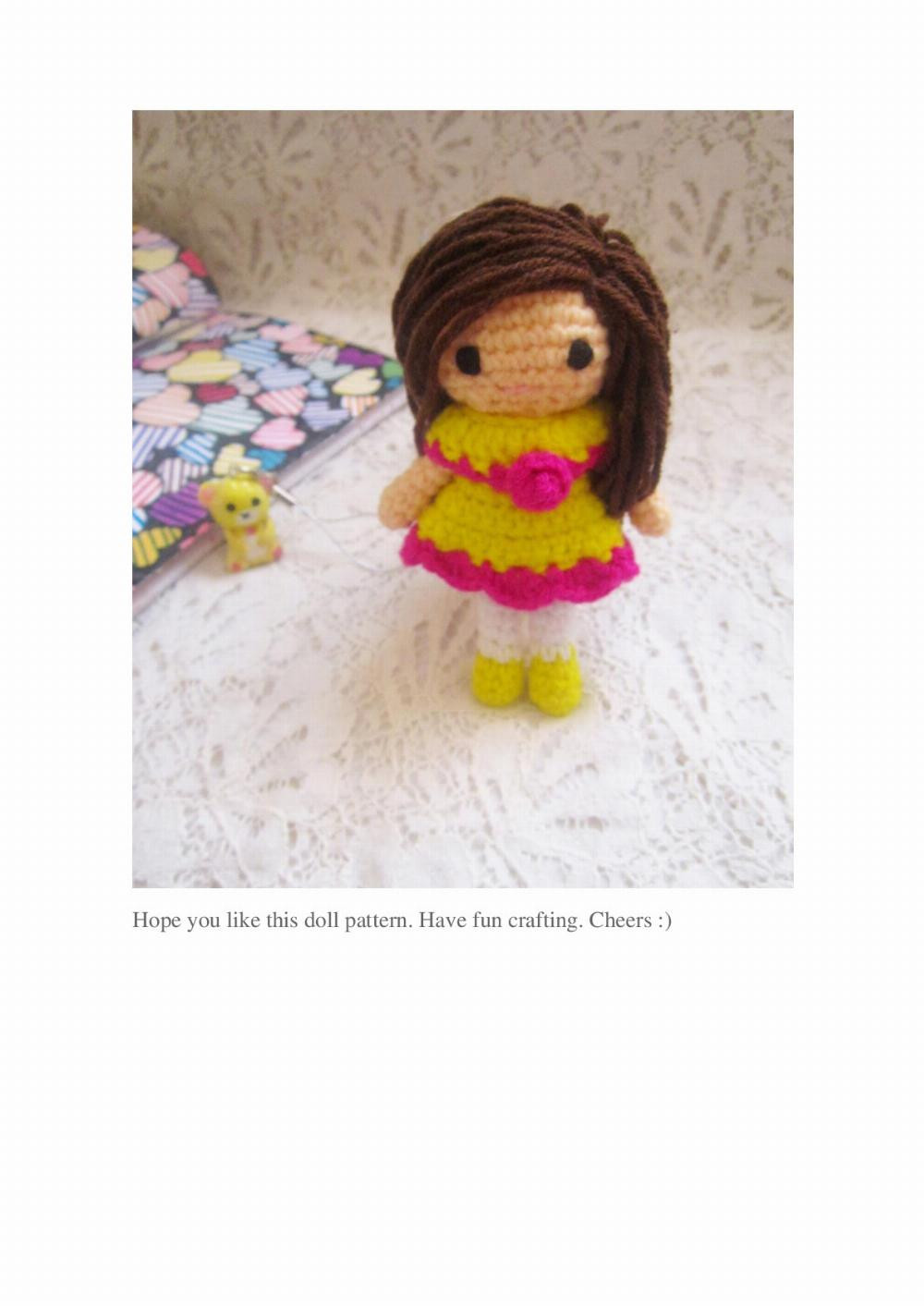 Little Amigurumi doll pattern