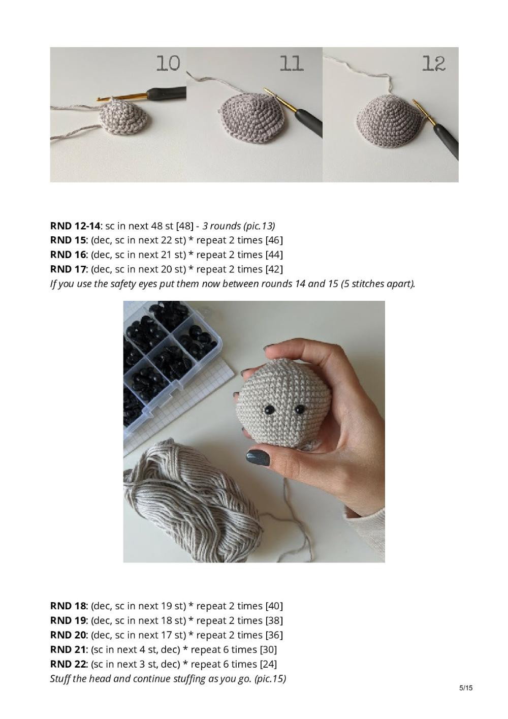 Little crochet mouse FREE PATTERN