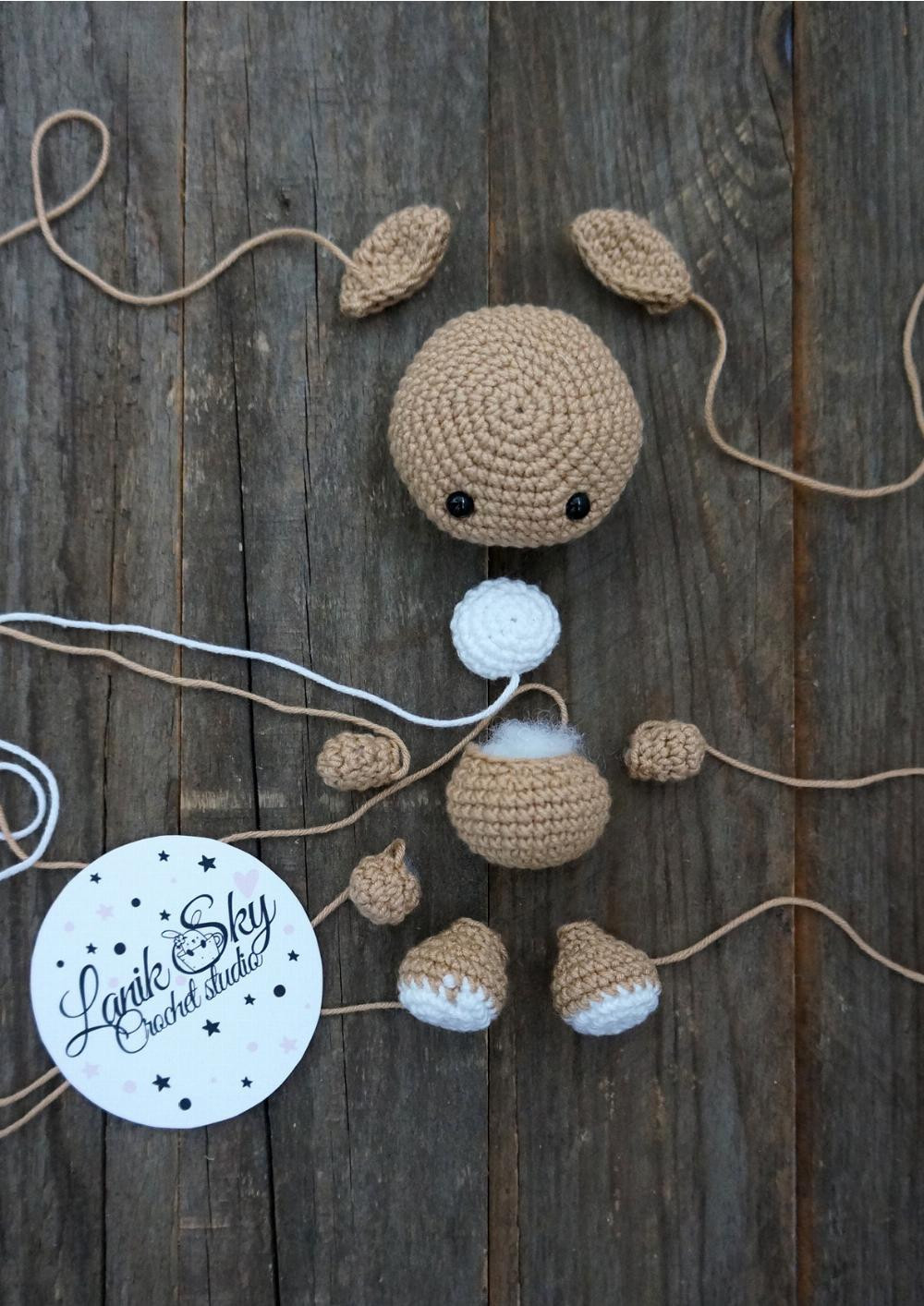Little friends for little kids Stroller Chain crochet pattern