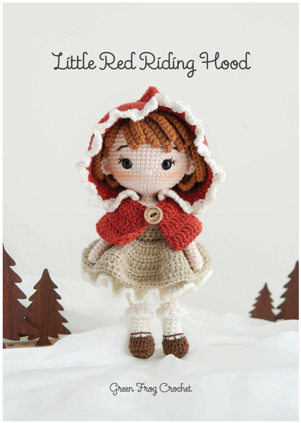 Little Red Riding Hood Green Frog Crochet pattern