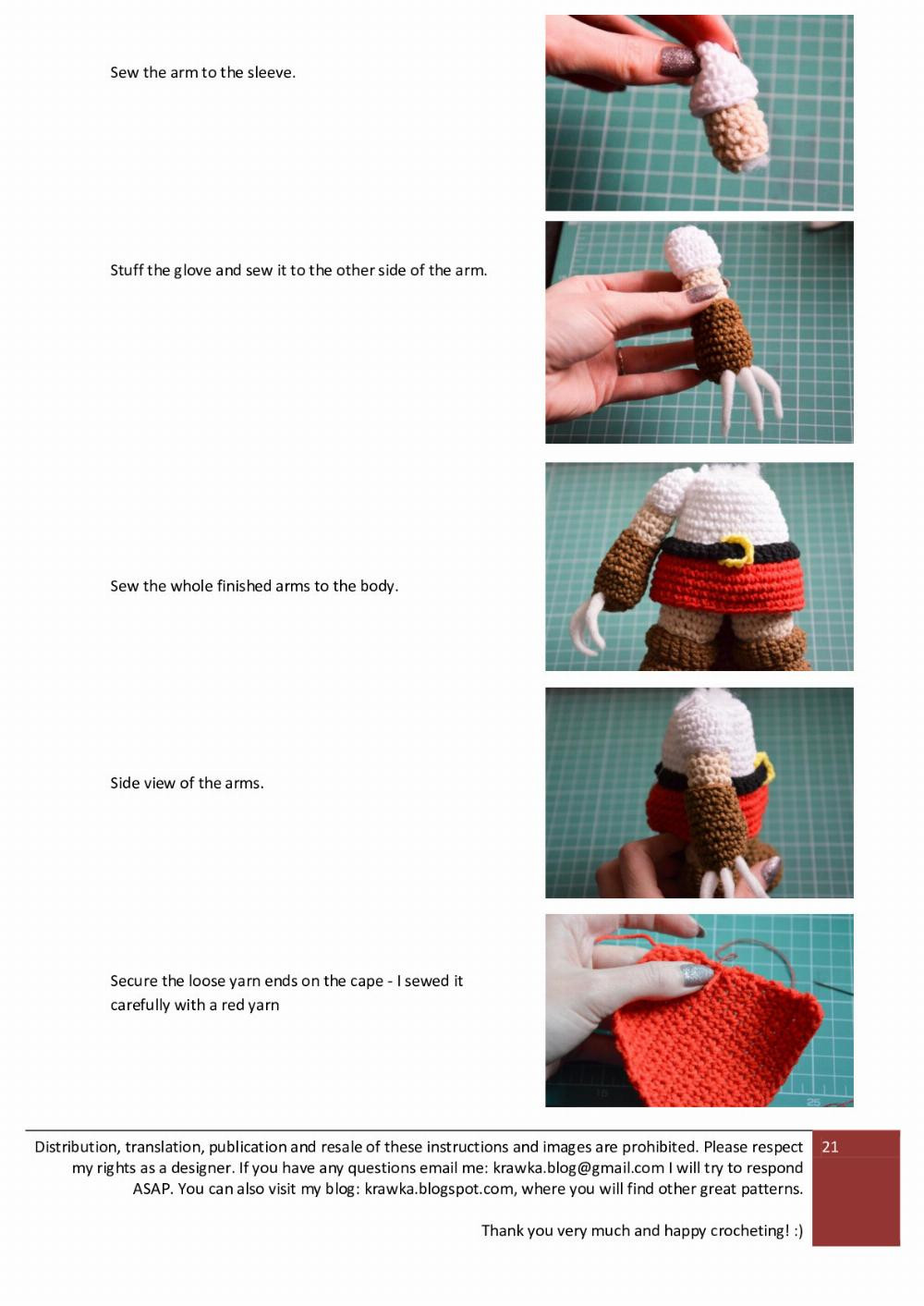 Little Red Riding Wolf Crochet pattern