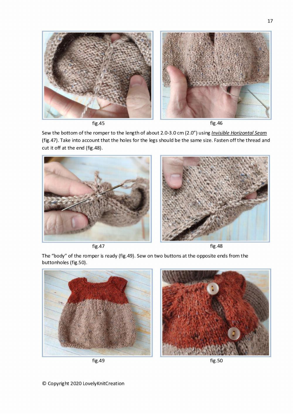 Lovely Knit Creation “Christmas Bear” Knitted bear is the most popular New Year and Christmas gift every year.