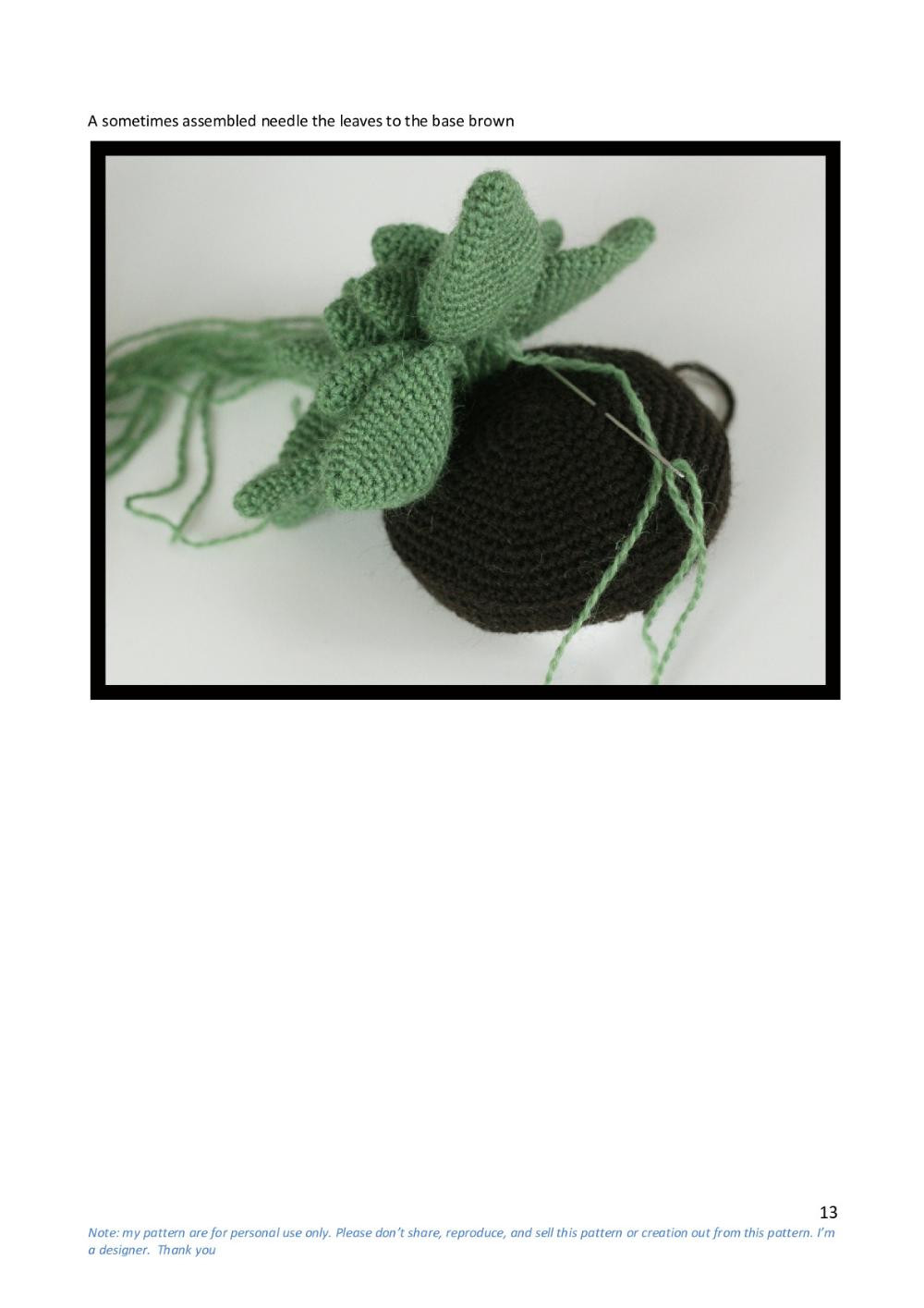 Magic Phylum Agave crochet pattern