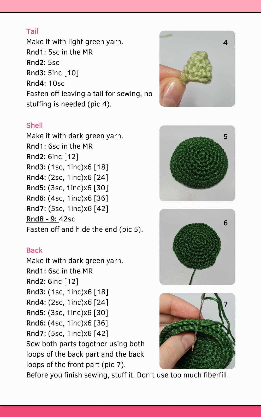margarida the turtoise crochet pattern