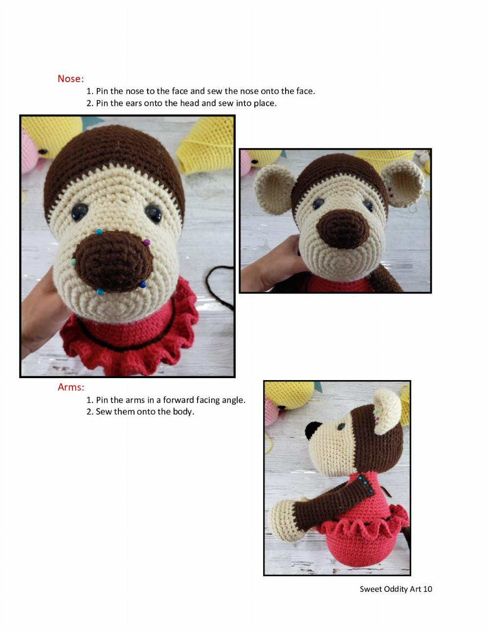 Matilda the Monkey Crochet Pattern