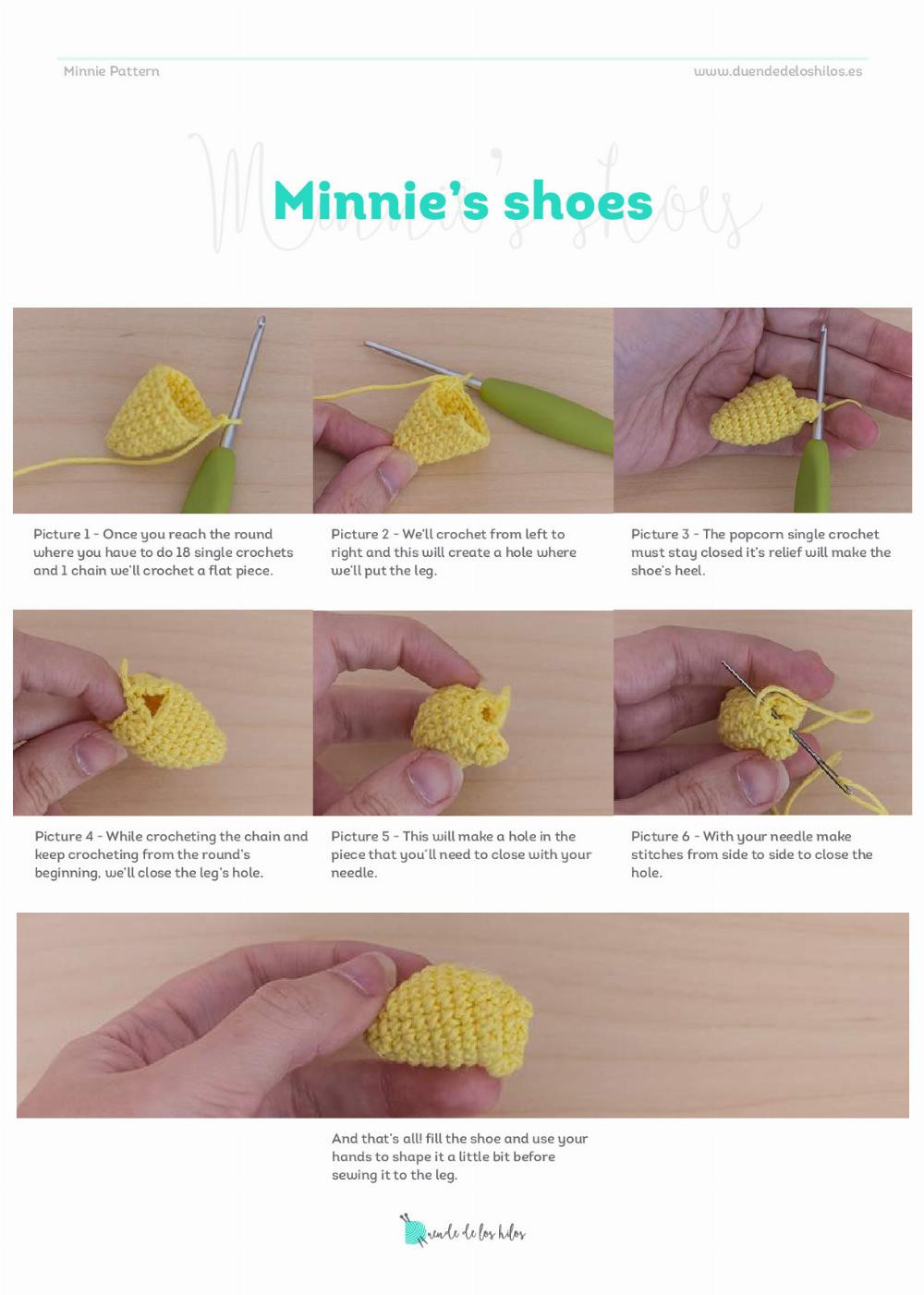 Minnie crochet Pattern