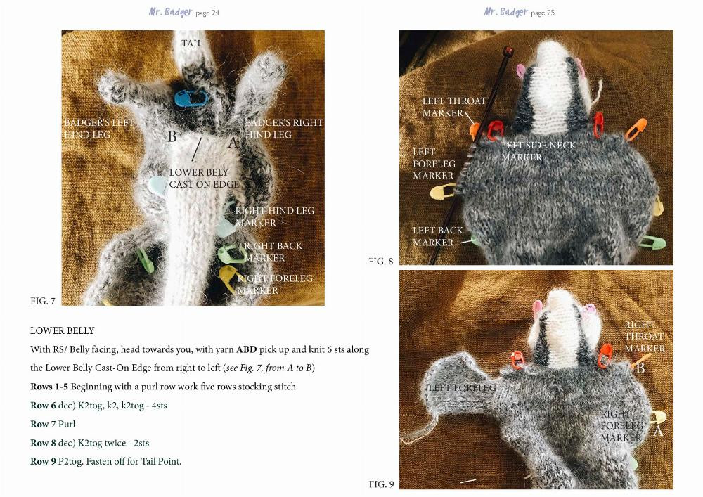 Mr. Badger crochet pattern