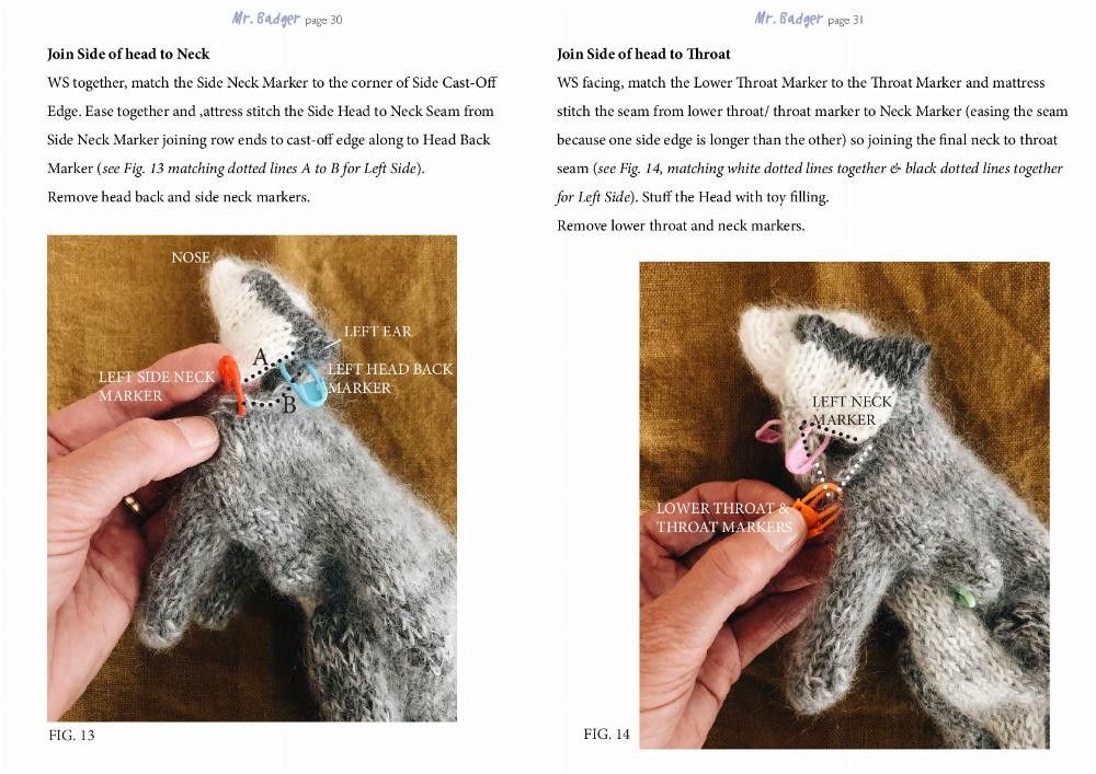 Mr. Badger crochet pattern