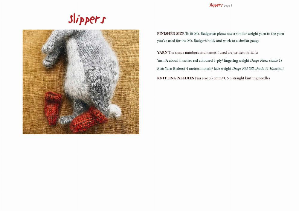 Mr. Badger crochet pattern