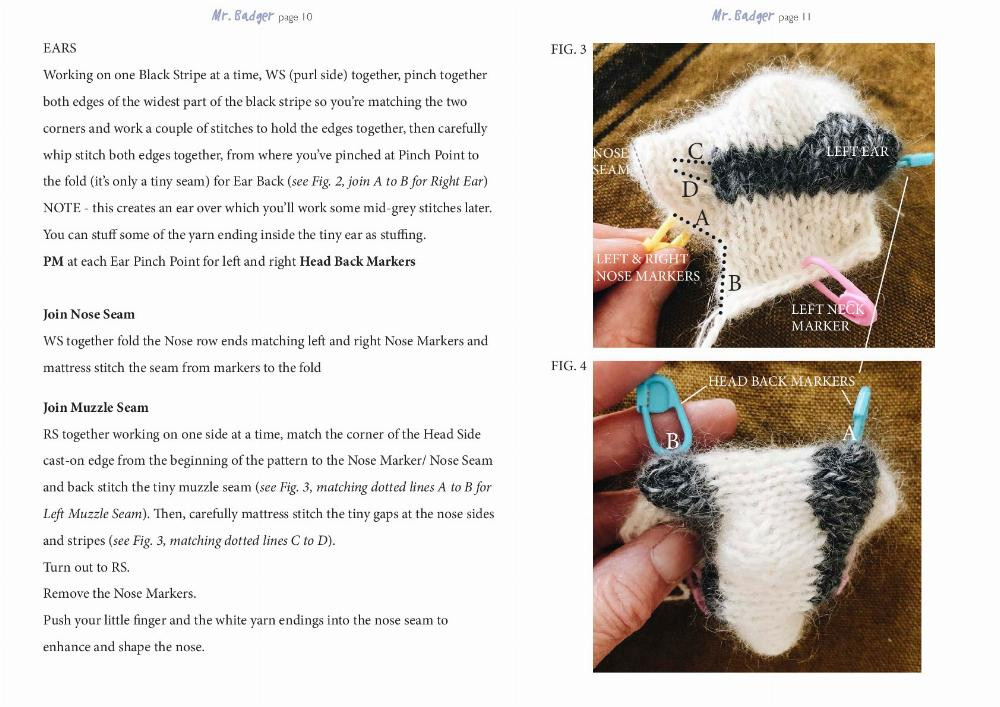 Mr. Badger crochet pattern