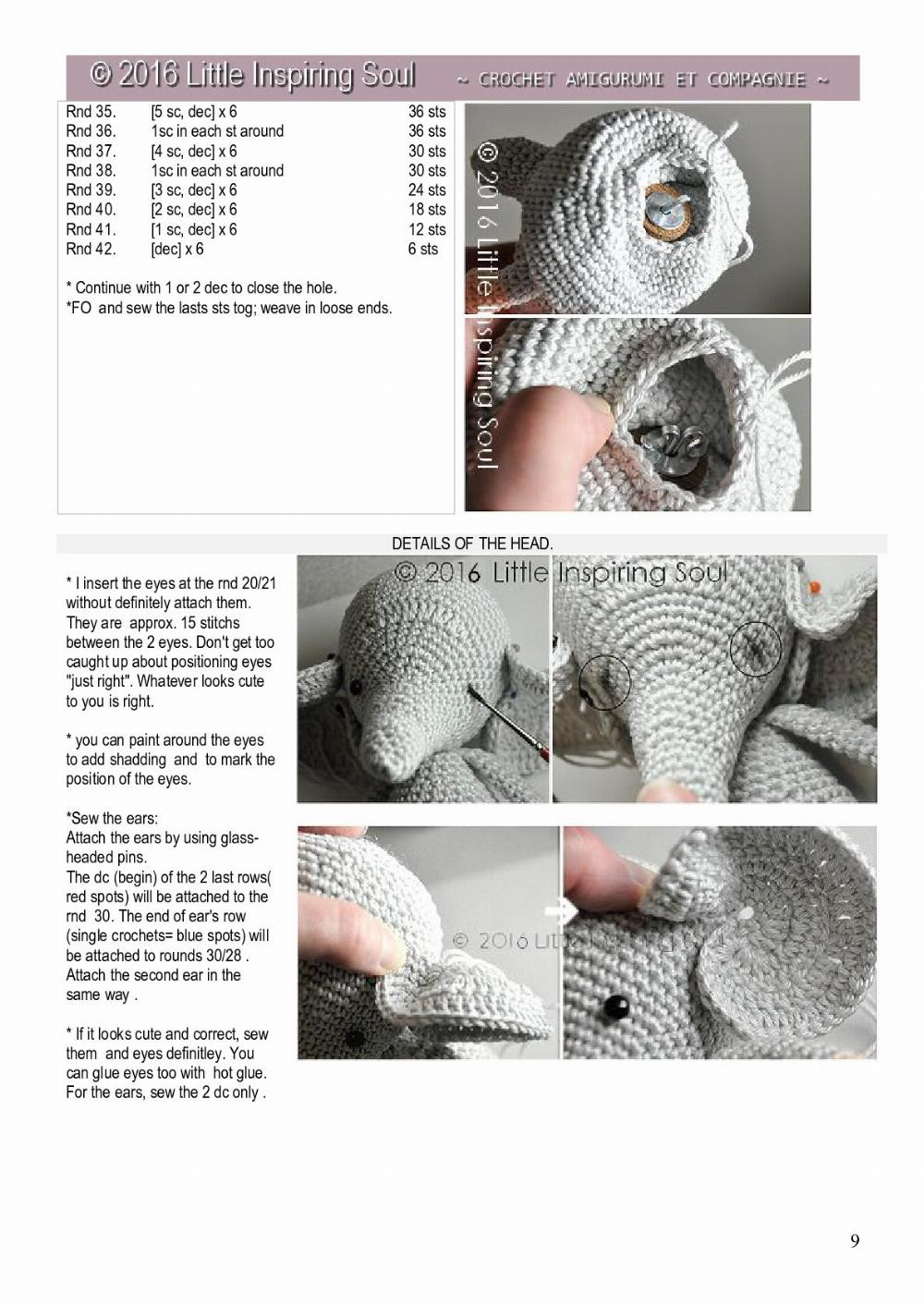 my own sweet elephant pdf pattern