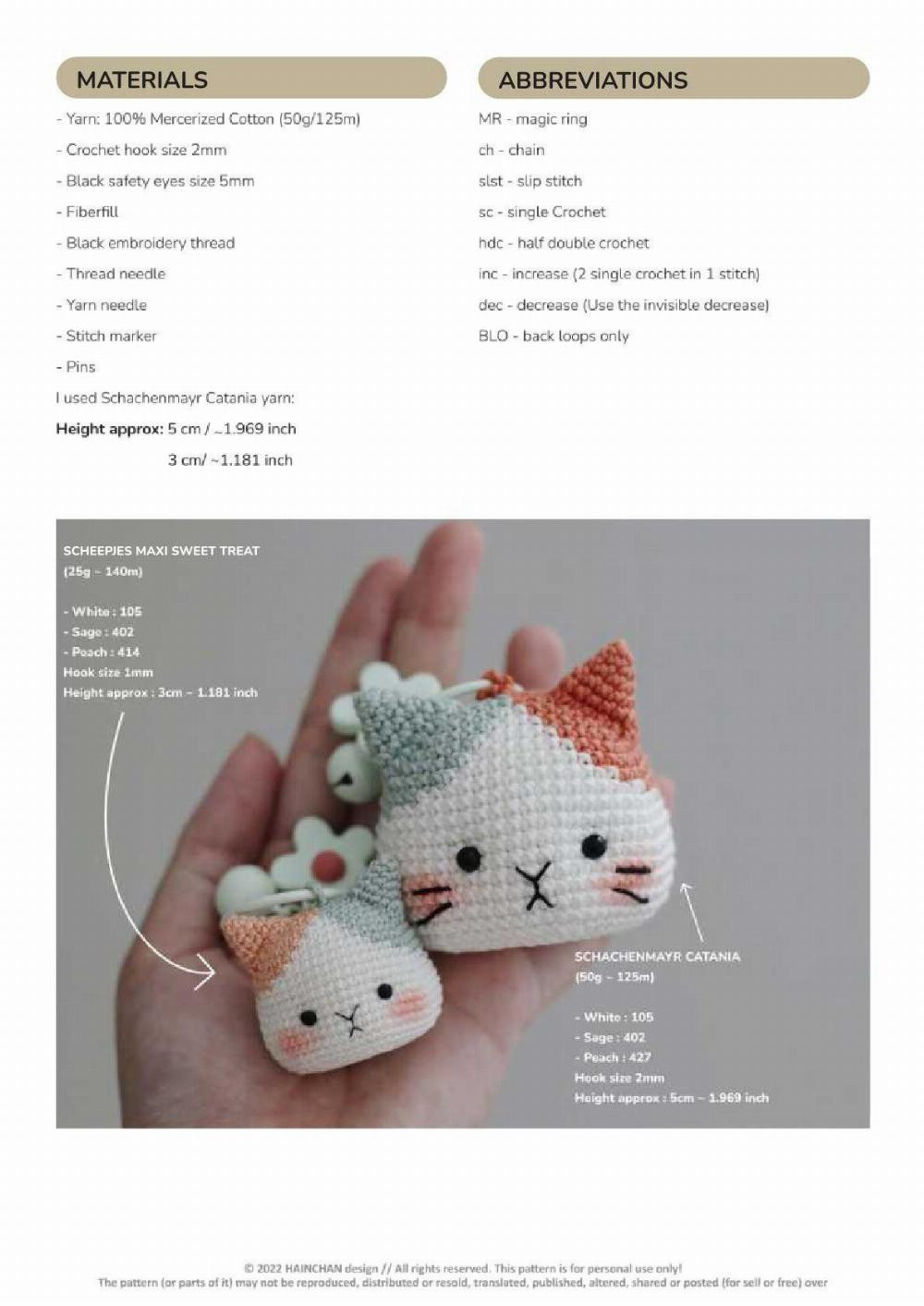 NANA THE BUNNY , rey the little bunny, cat keychain, hello kitty, calio cat, lilac bicolor catscotish fold cat....