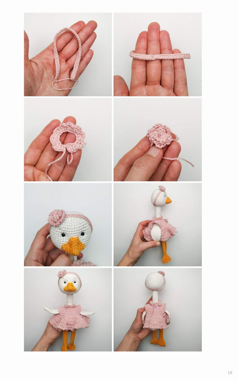 NEWBORN GOOSE crochet pattern