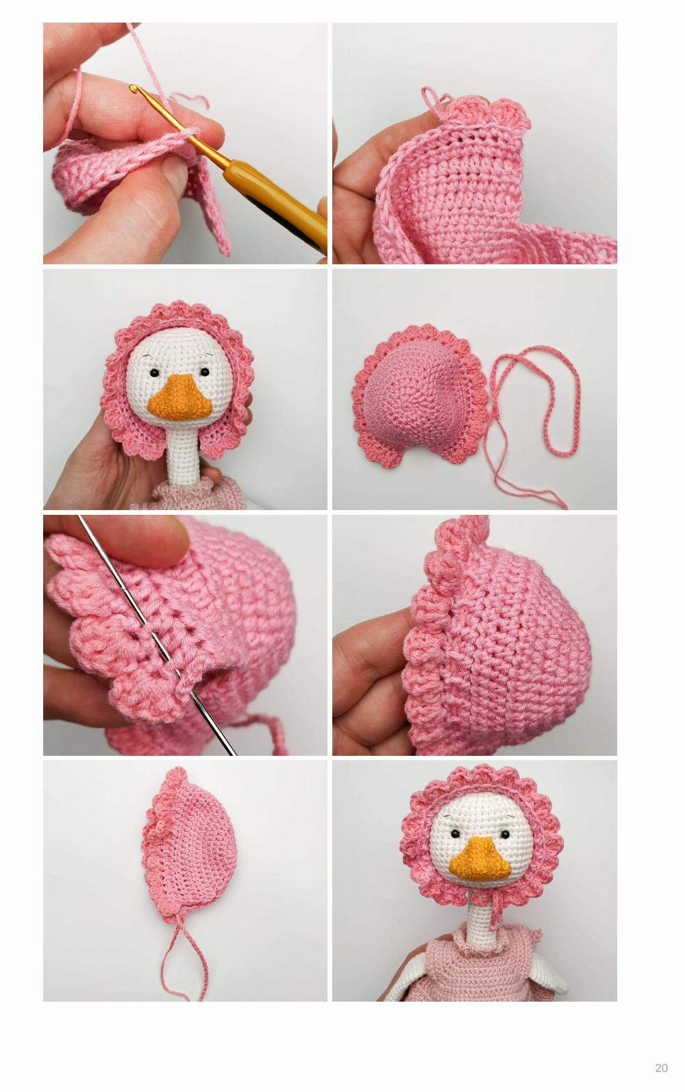 NEWBORN GOOSE crochet pattern