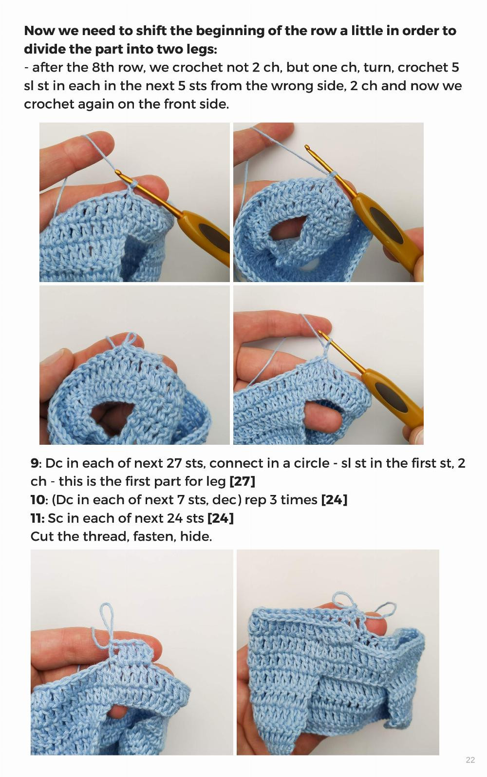 NEWBORN GOOSE crochet pattern