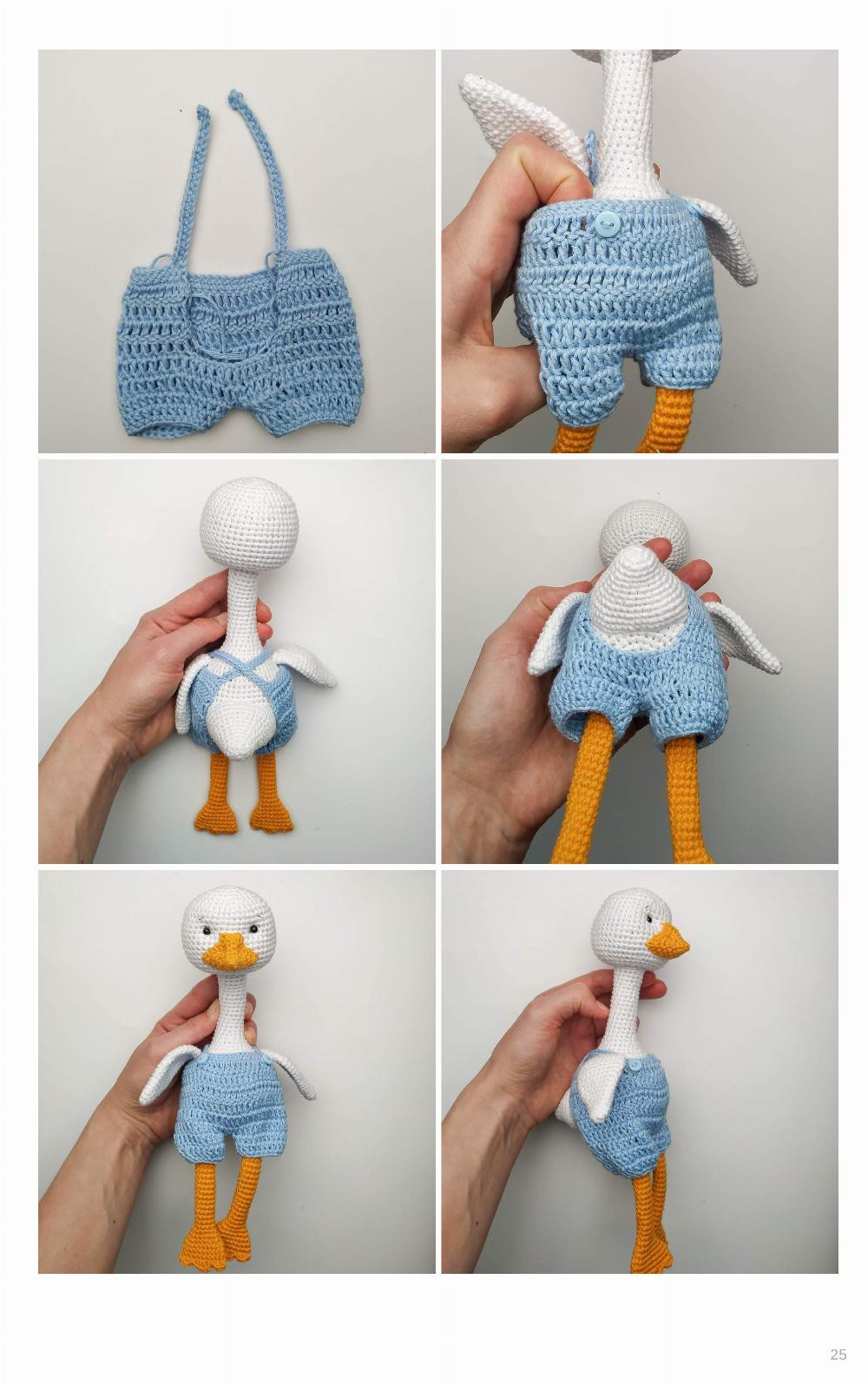 NEWBORN GOOSE crochet pattern