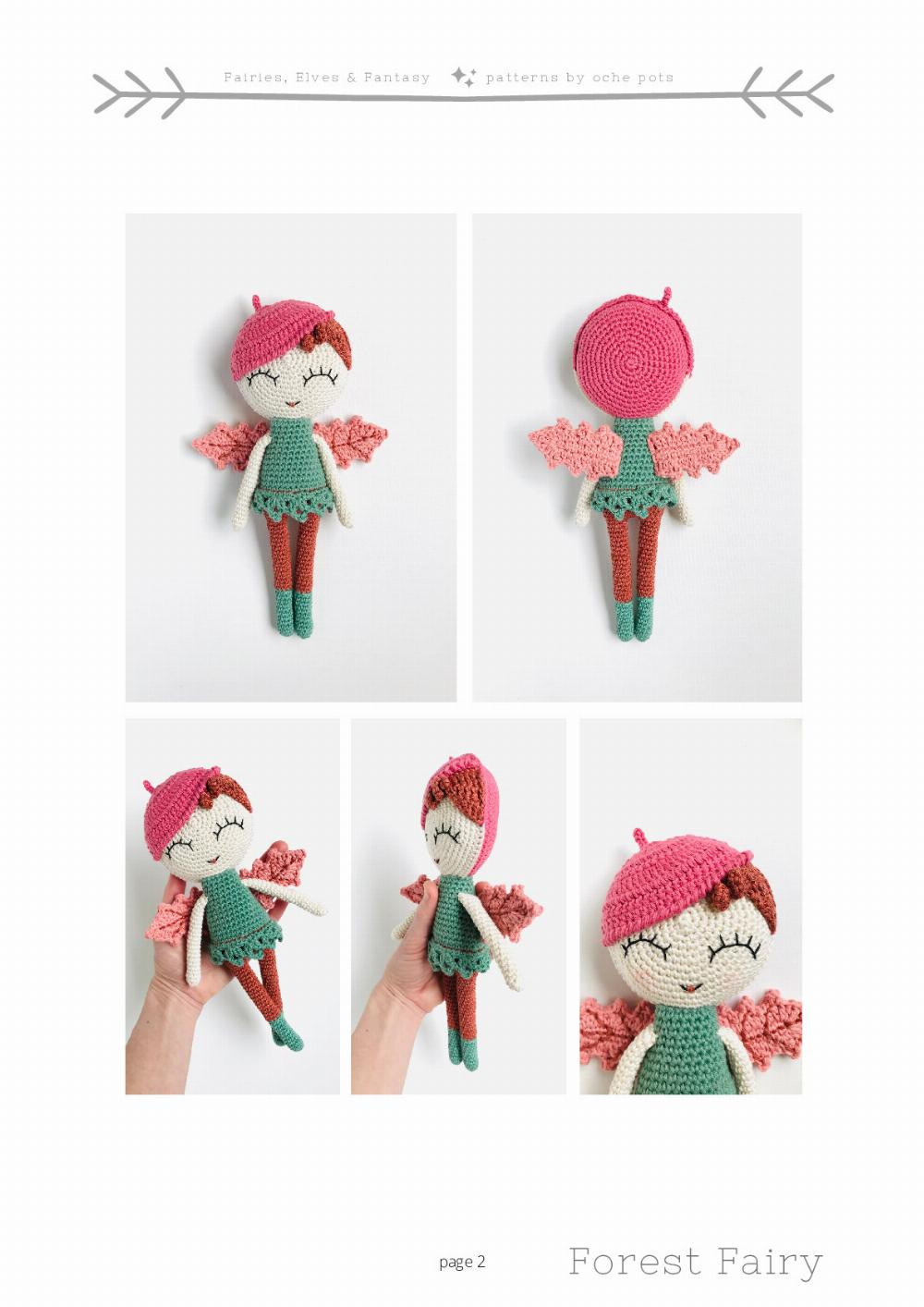 OCHE POTS PRESENTS Willa the Forest Fairy CROCHET PATTERN