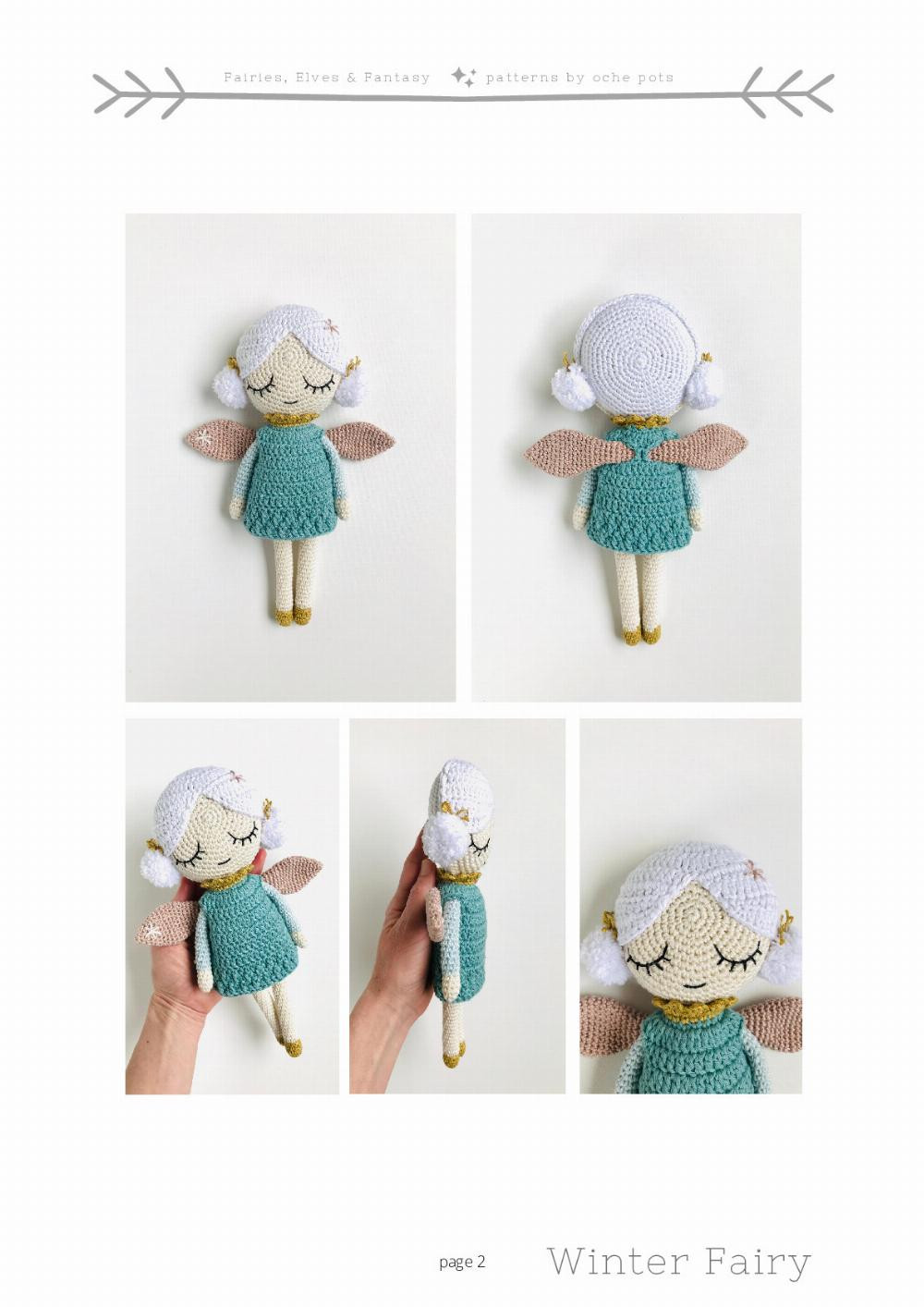 OCHE POTS PRESENTS Yuki the Winter Fairy CROCHET PATTERN