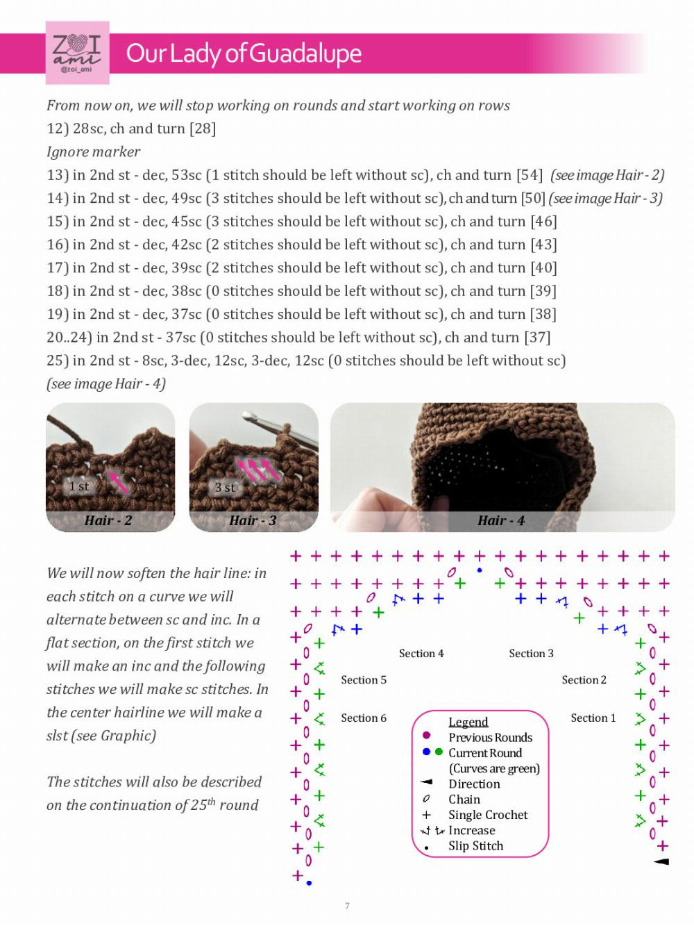 Our Lady of Guadalupe Pattern Crochet Pattern