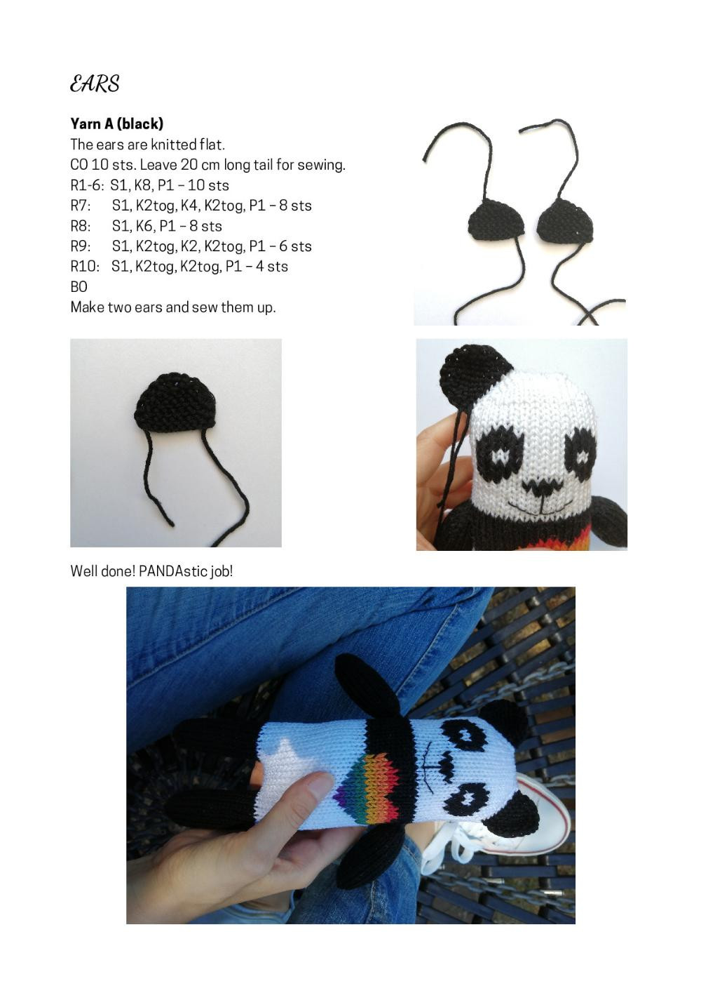 Pandastic Beast crochet pattern