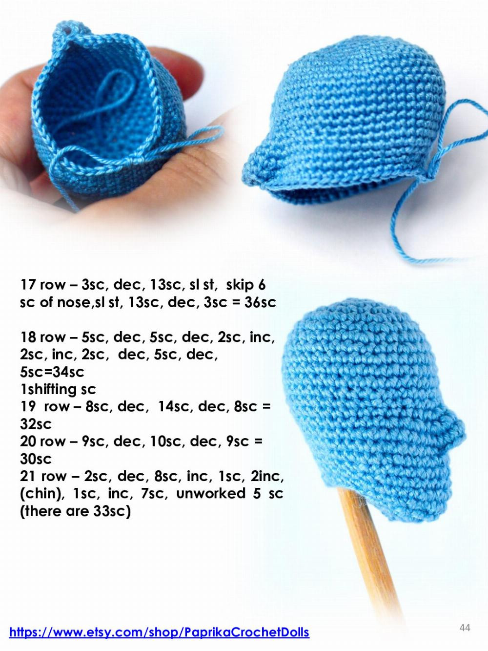 Pattern Part 1 AVATAR Crocheted toy