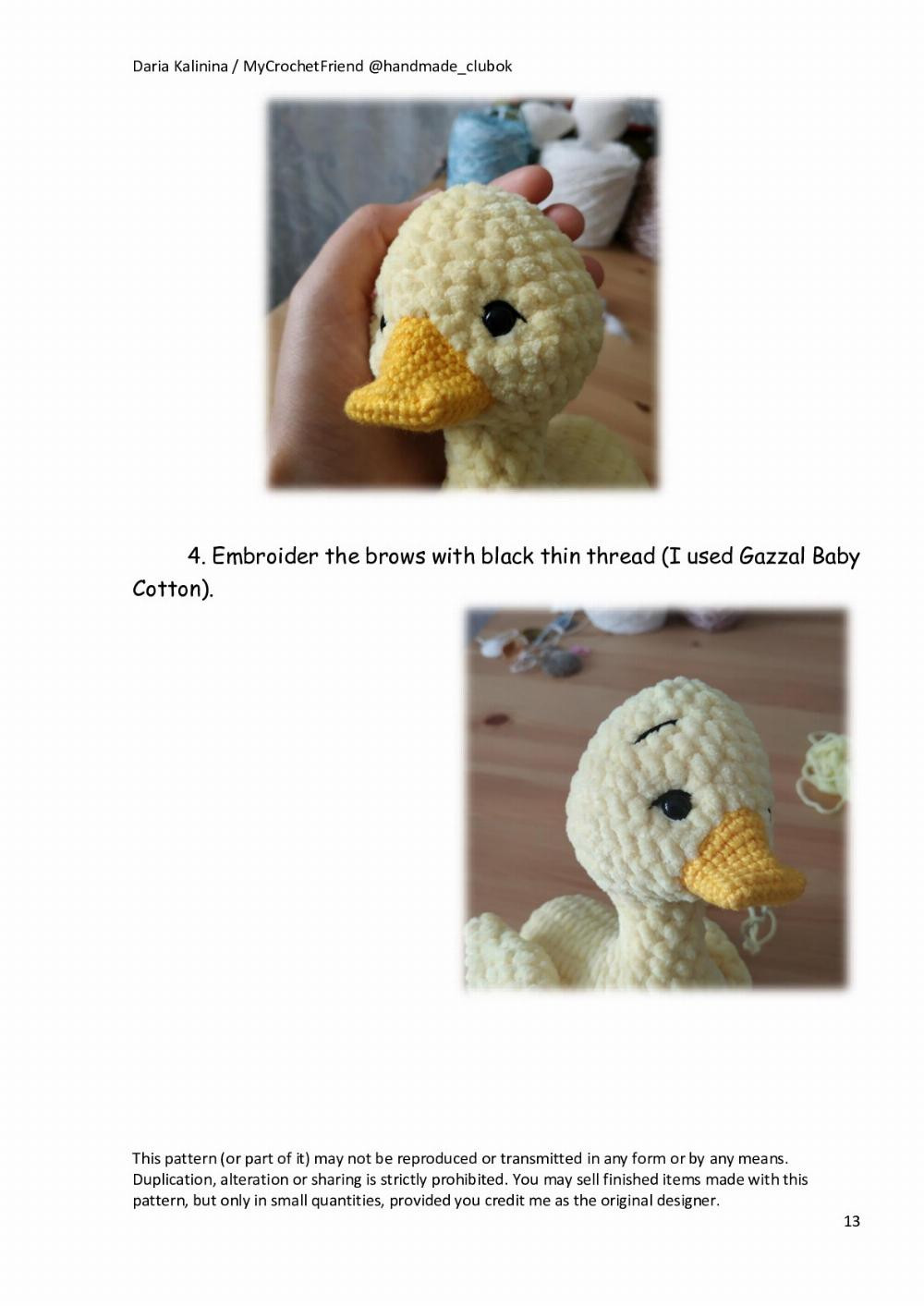 Pattern “The Yellow Duckling”