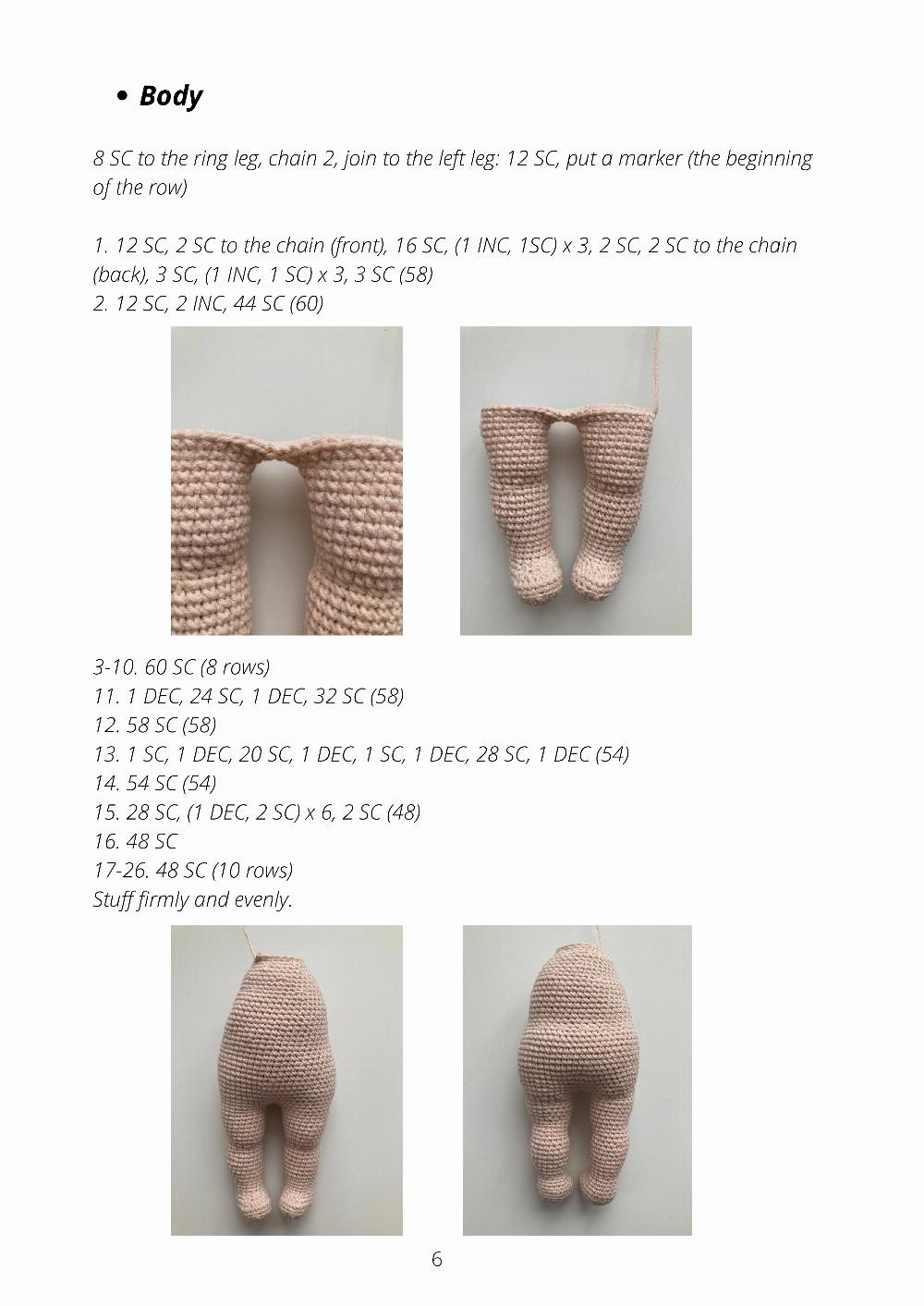 PDF Doll crochet Pattern