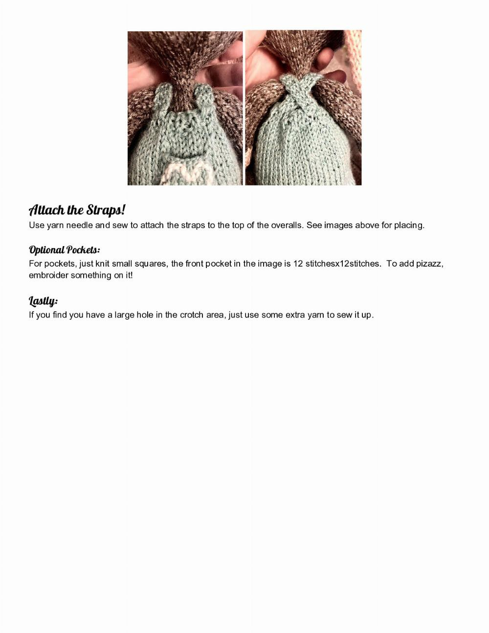 Percival’s Overalls crochet Pattern