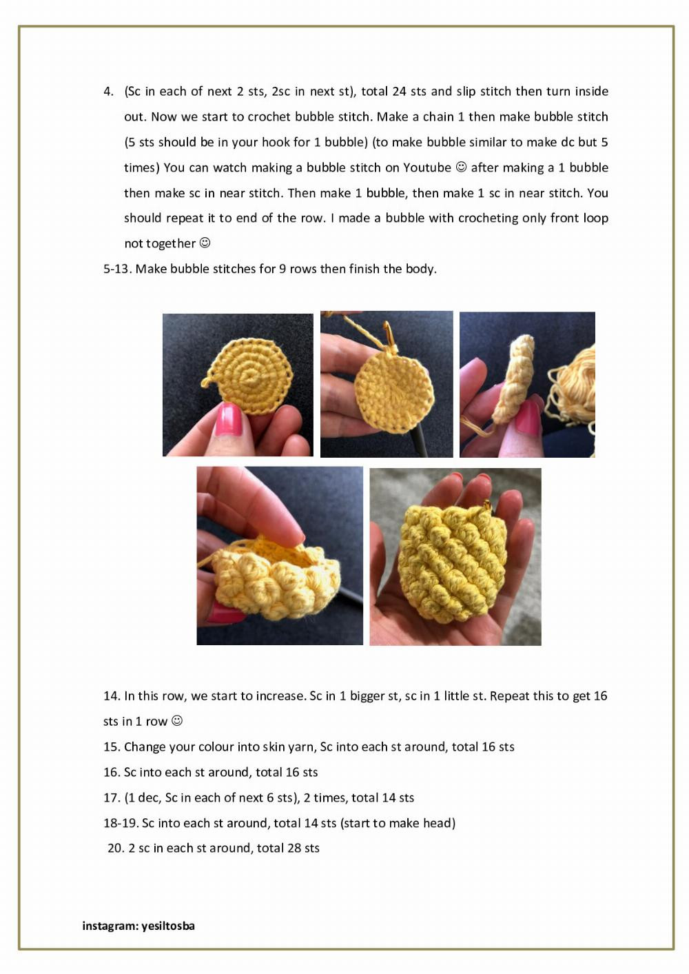 PINEY crochet pattern