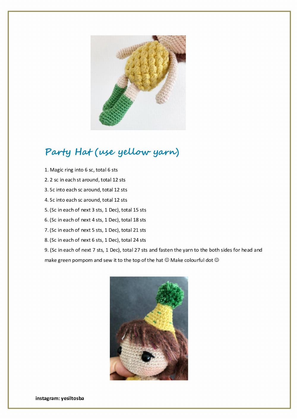 PINEY crochet pattern