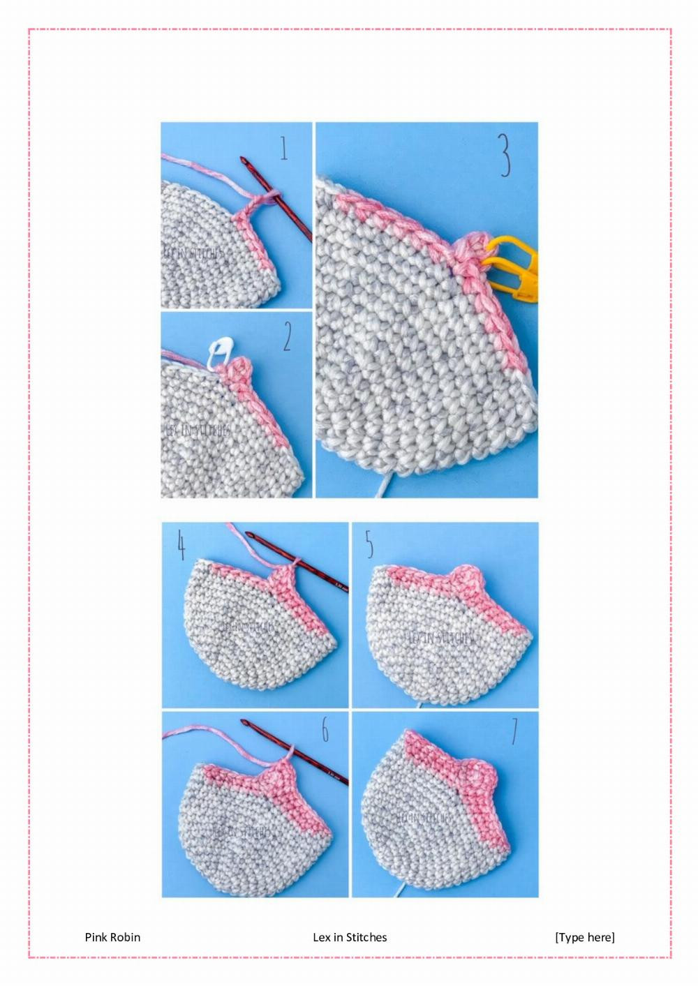 Pink Robin Crochet Pattern