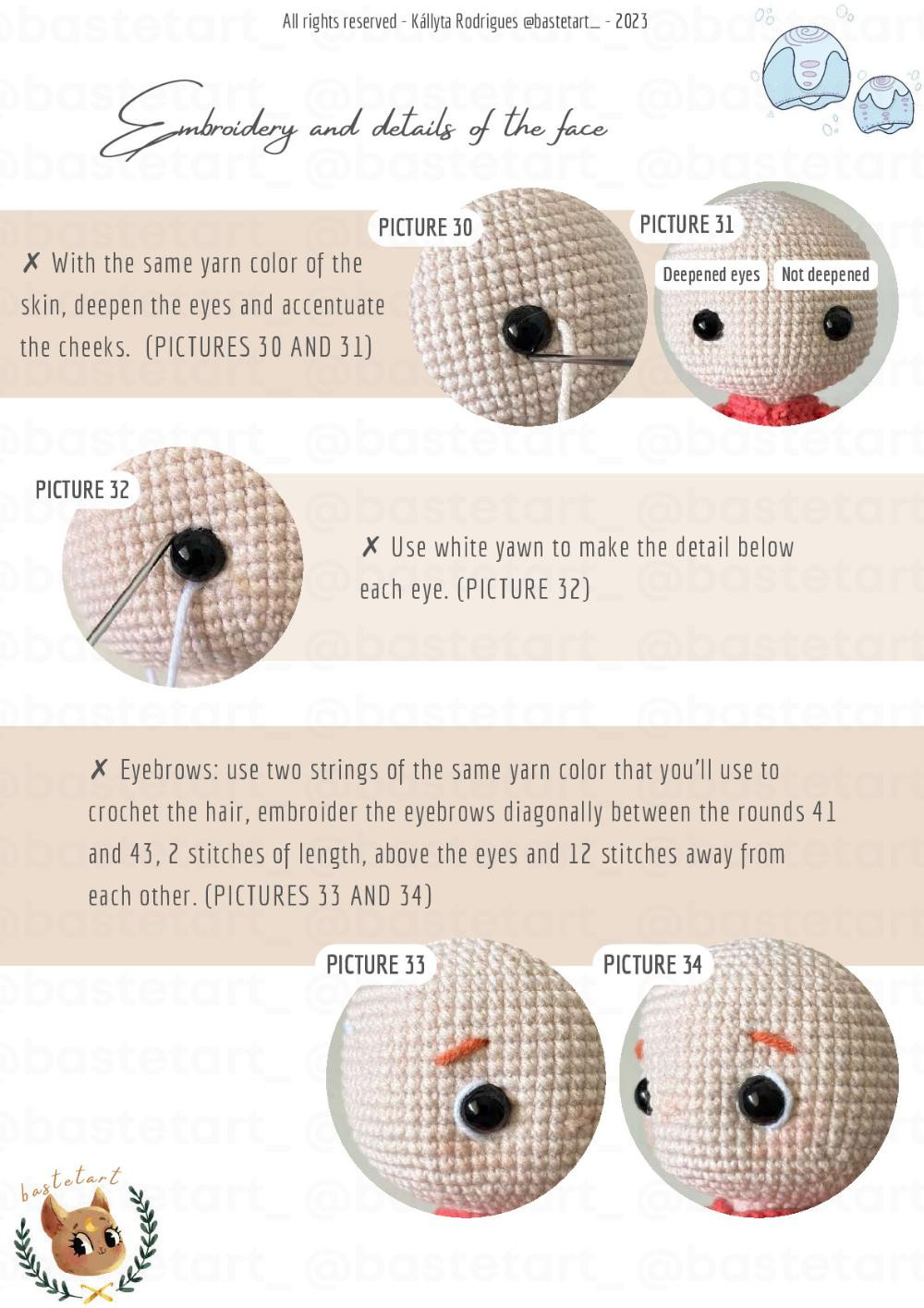 Ponyo crochet pattern