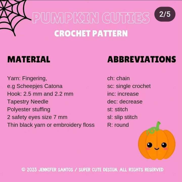 pumpkin cuties free pattern