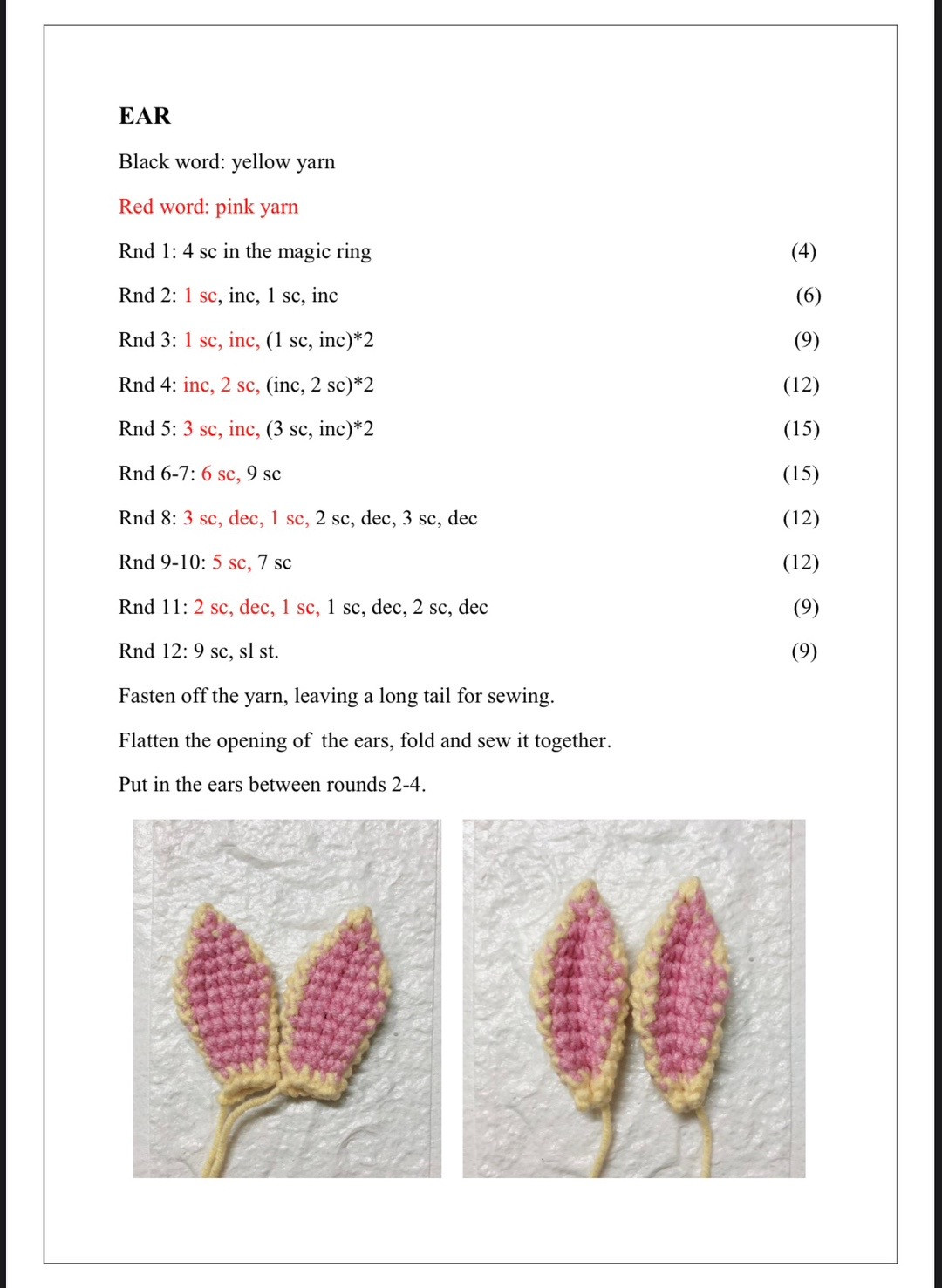 rabbit and lumpy crochet pattern