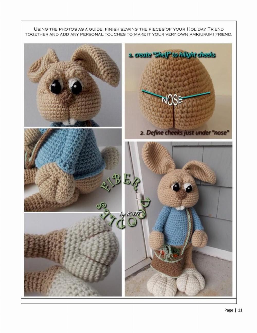 Ralstyn the Rabbit crochet pattern