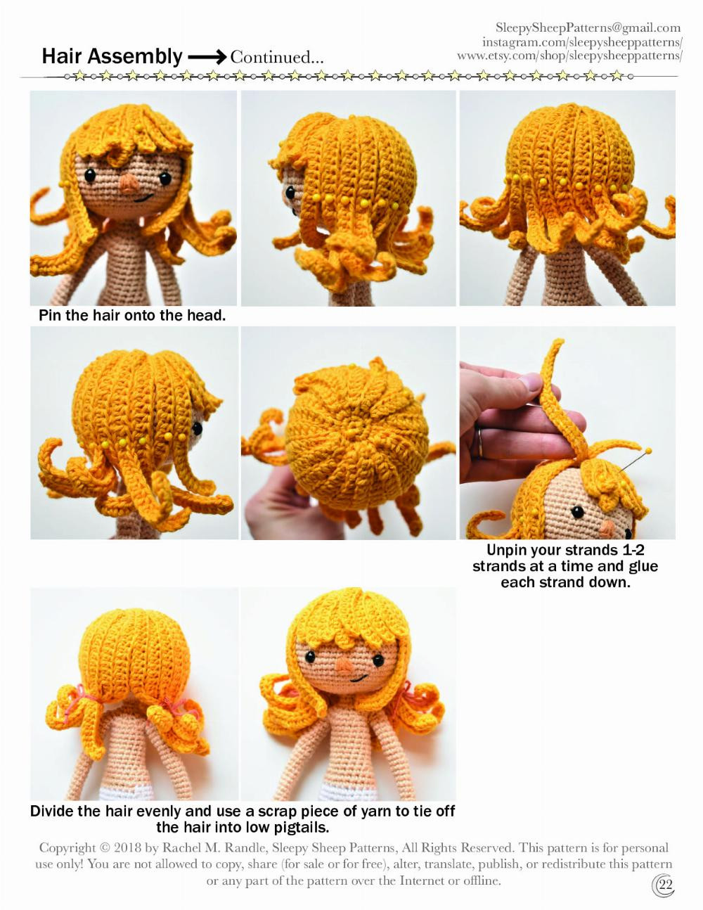 Sara the Scarecrow crochet pattern