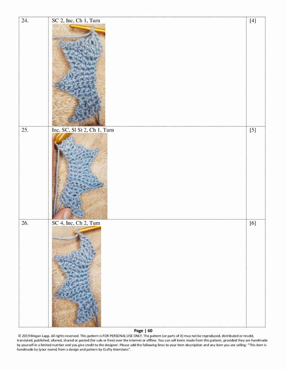 Seahorse crochet pattern