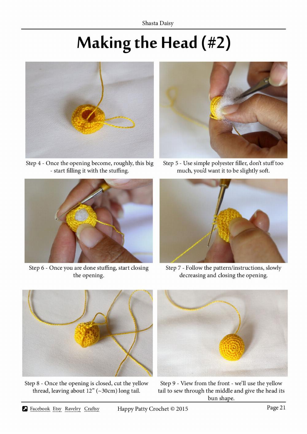 shasta daisy crochet pattern