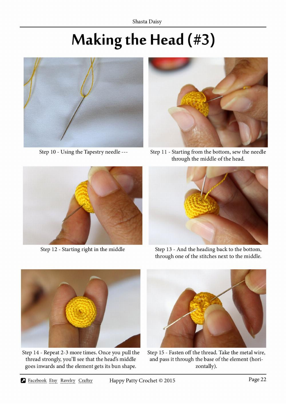 shasta daisy crochet pattern