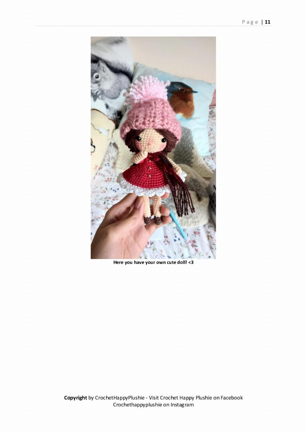 Shia Doll Noelle crochet pattern