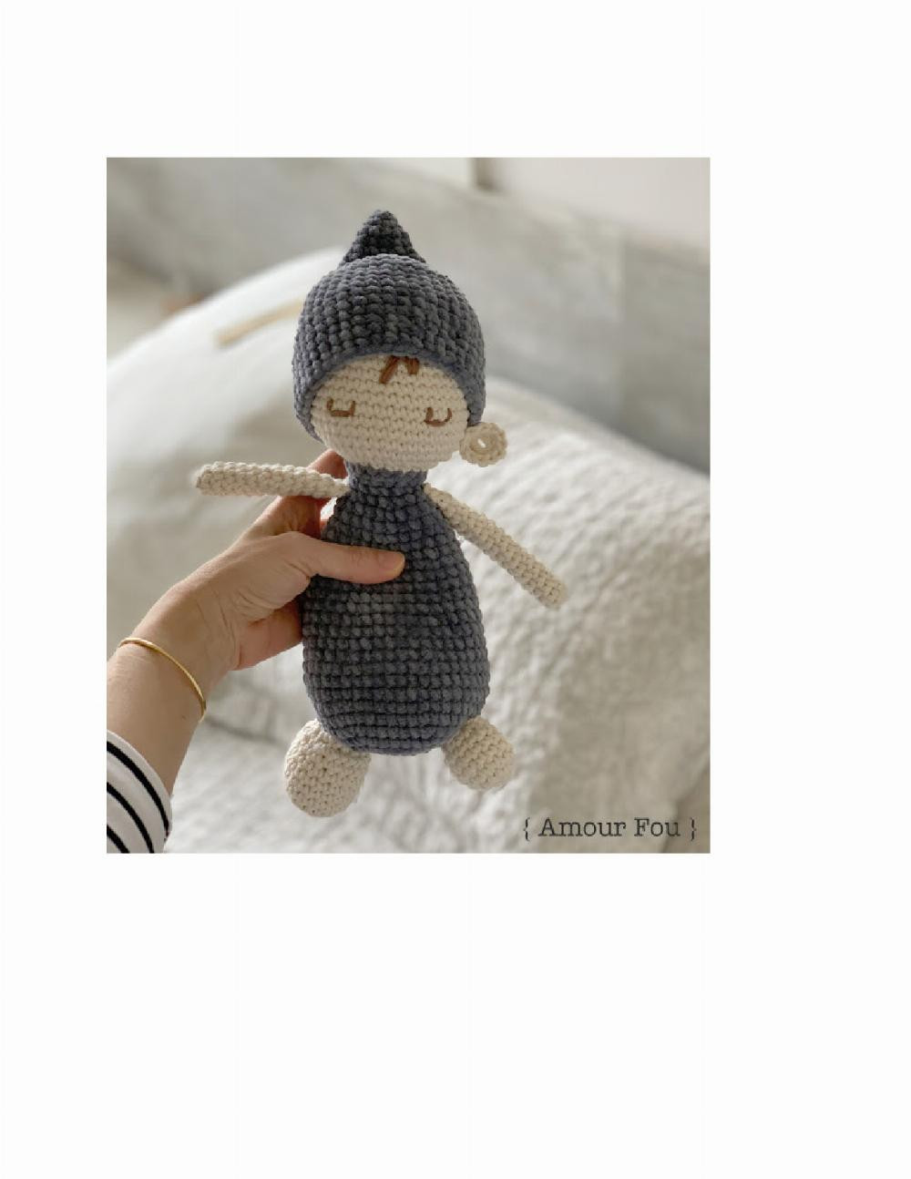 Sleepy Miko crochet pattern