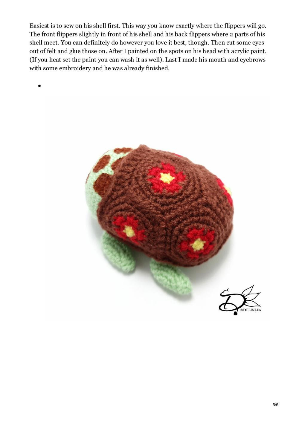 Squirt TsumTsum Amigurumi crochet pattern