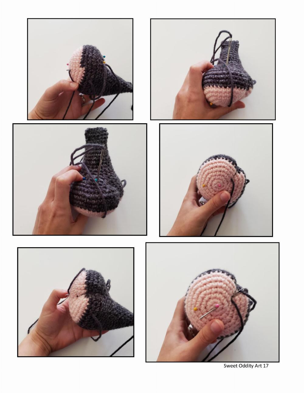 Stinkerbelle the Skunk Crochet Pattern