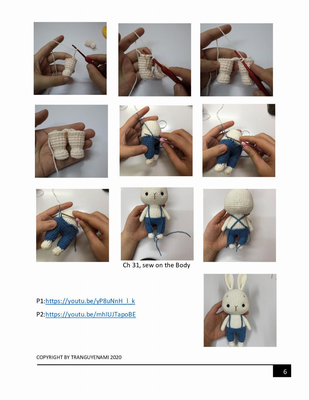 the little bunny crochet pattern, rabbit