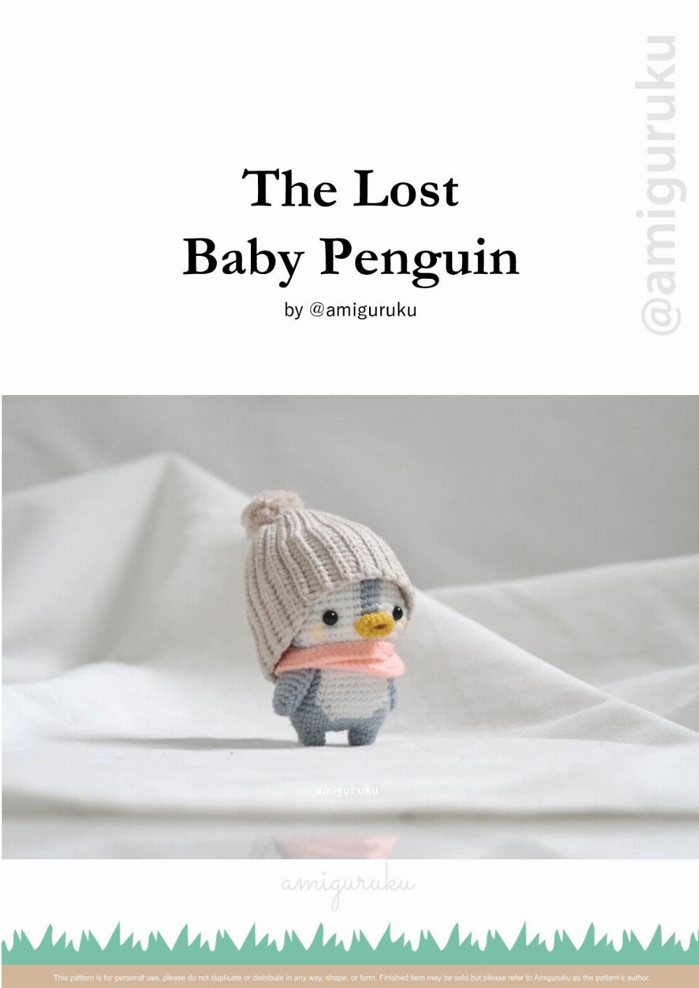 The Lost Baby Penguin crochet pattern