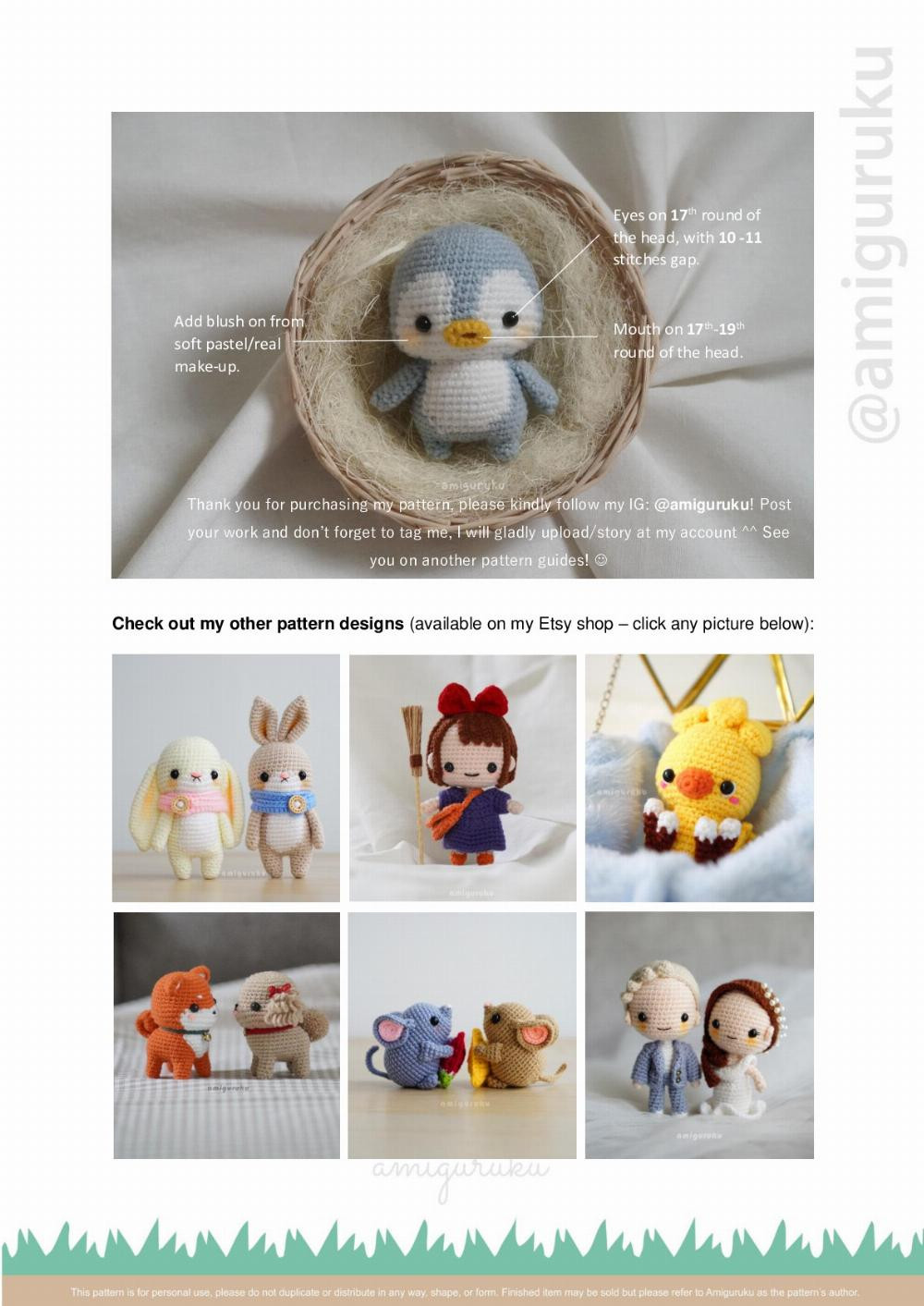 The Lost Baby Penguin crochet pattern