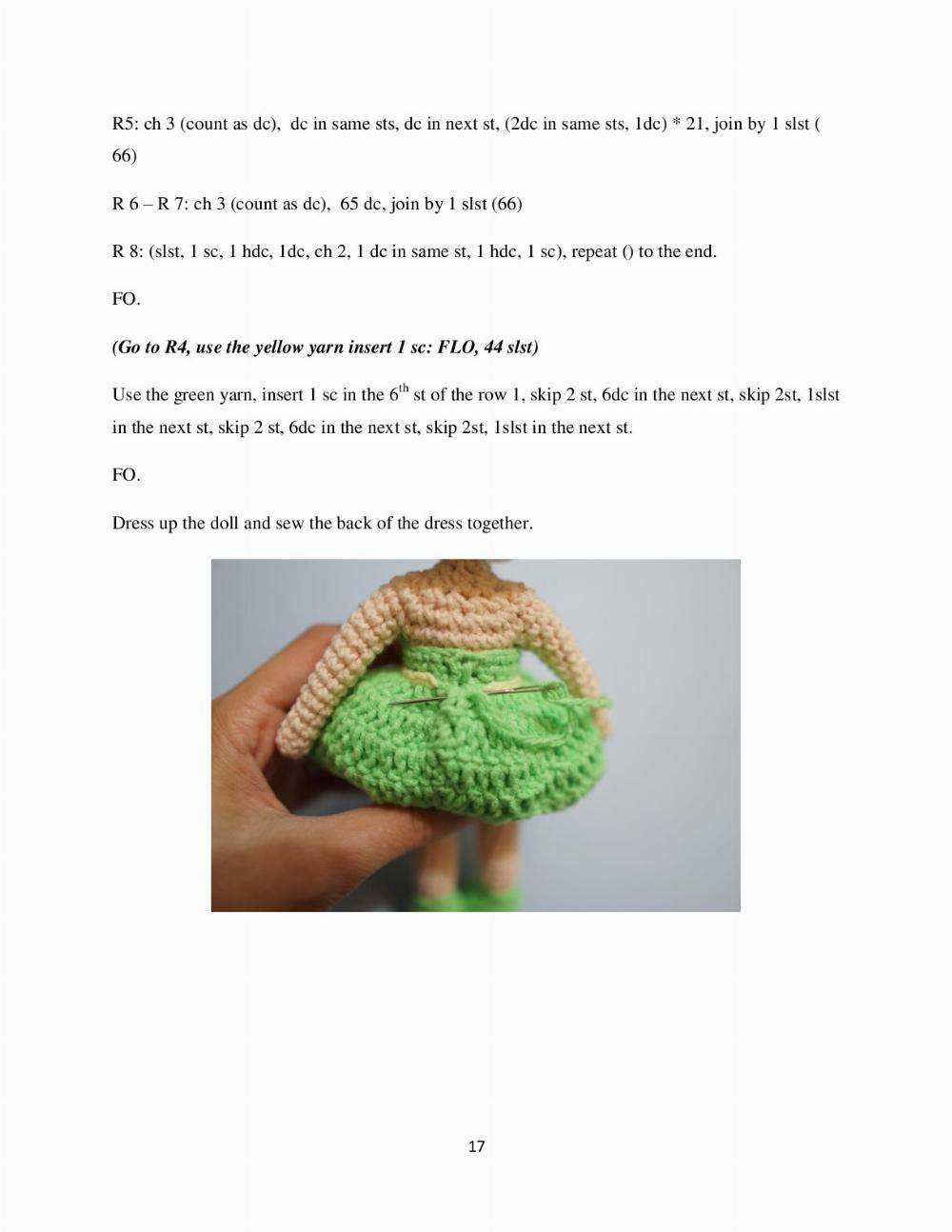 TINKERBELL DOLL crochet PATTERN