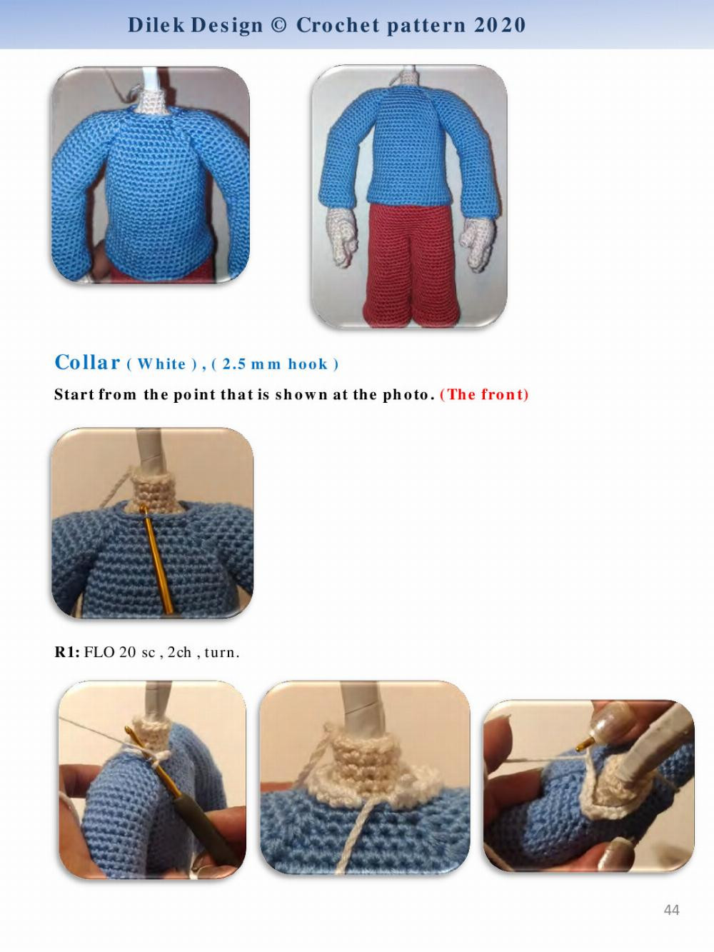 tintin and snowy crochet pattern