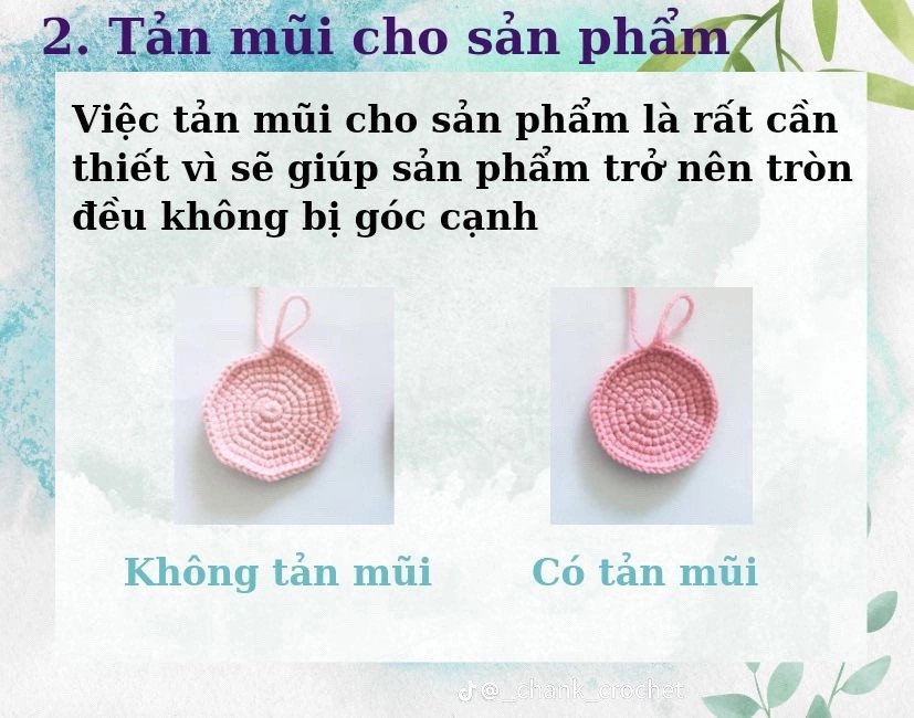 Tips giúp sản phẩm len của bạn đẹp hơn (phần 1)