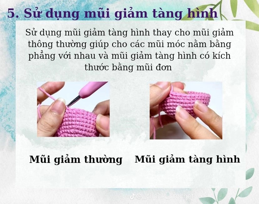 tips giúp sản phẩm len của bạn đẹp hơn (phần 2)